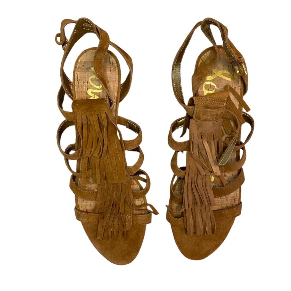 Sam Edelman Brown Suede Wedges